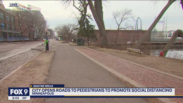 Minneapolis closing some roads to cars to help pedestrians maintain social distance