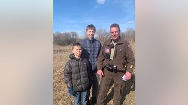 Brooklyn Park boys help rescue woman who fell through ice