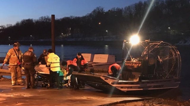 Man rescued after falling off cliffs near Mississippi River in St. Paul