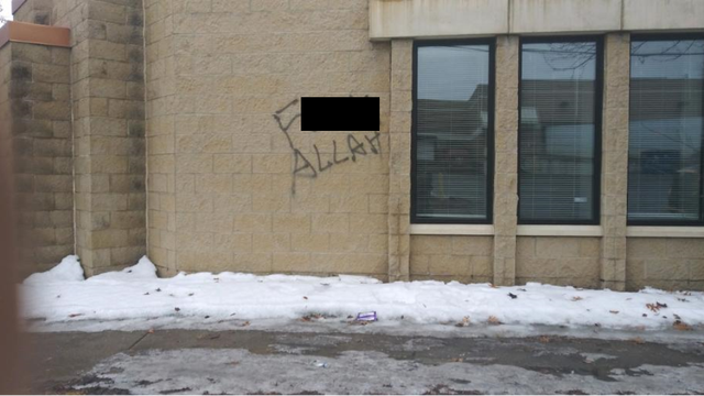 Minneapolis Police investigating possible hate crimes after vandals target mosque, Muslim-owned business