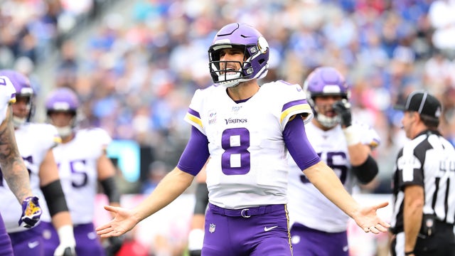 Vikings QB Kirk Cousins says 'we're not getting the singles'