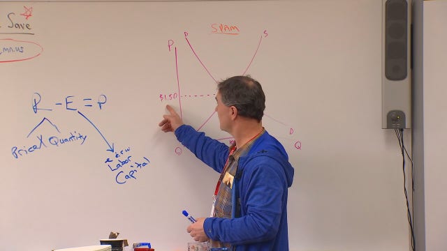 Economics class at Austin High School full of lessons that hit close to home