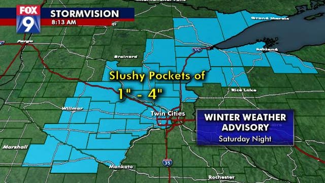 Heavy rain likely in much of central, southern Minnesota Saturday