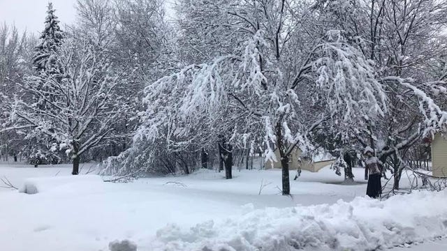 Snow Totals: Less than 1 inch in Twin Cities, nearly 5 in northern Minnesota