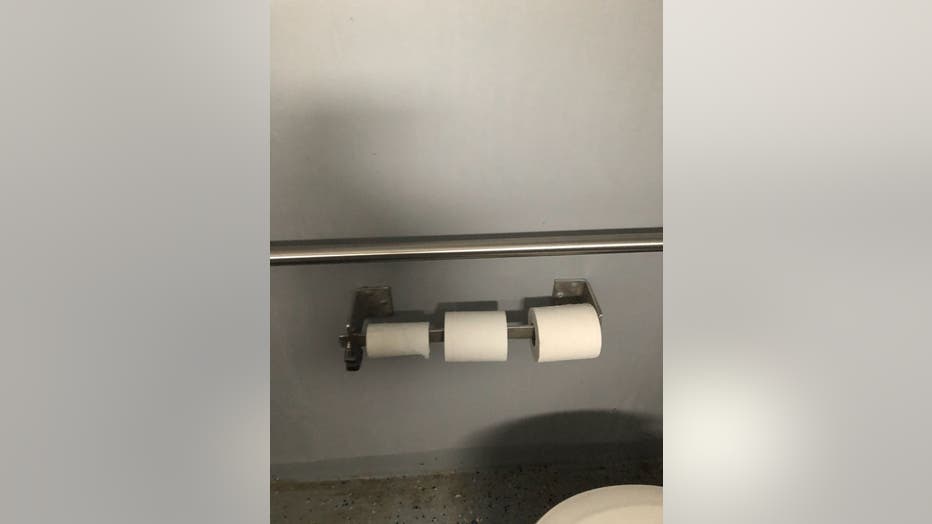 toilet paper before theft