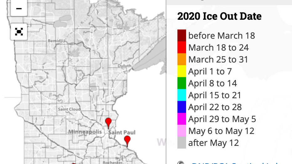 Ice out! Some Minnesota lakes have already declared icefree conditions