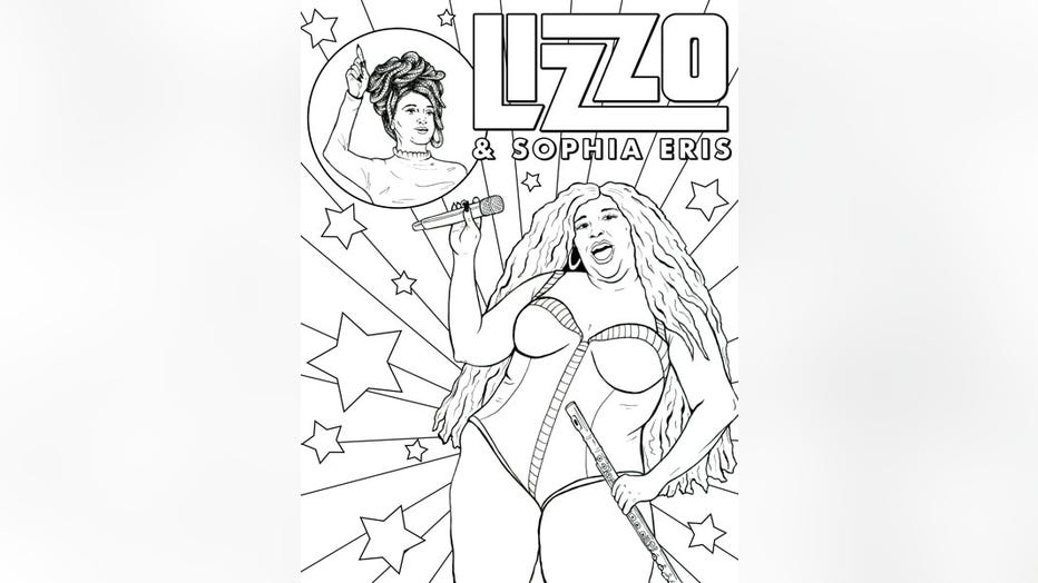 Coloring book Lizzo