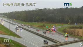 Motorcyclist dies in crash on I-494 at Hwy. 7 in Minnetonka, Minnesota