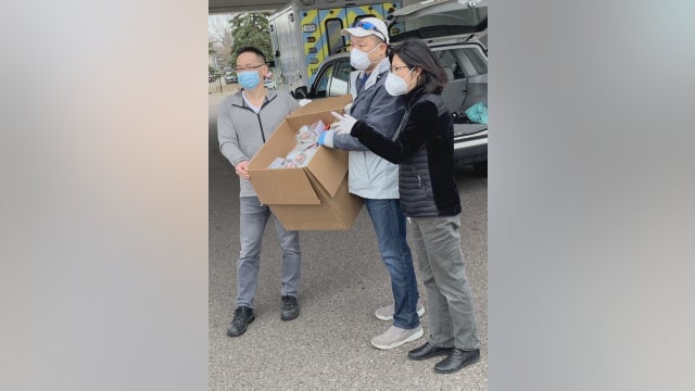 Association of Minnesota Chinese Physicians donate thousands of masks and protective gear