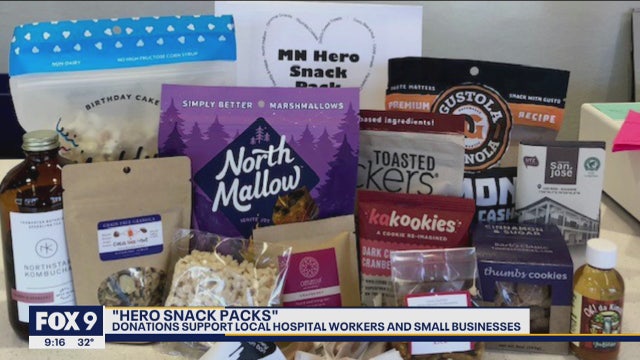 Minnesota food companies join forces to feed health care workers 'Hero Snack Packs'