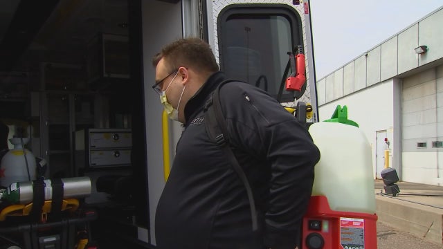 North Memorial Ambulance turns to Ghostbusters-like backpack to disinfect rigs