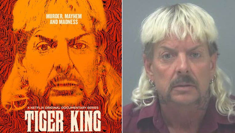netflix tiger king with booking photo