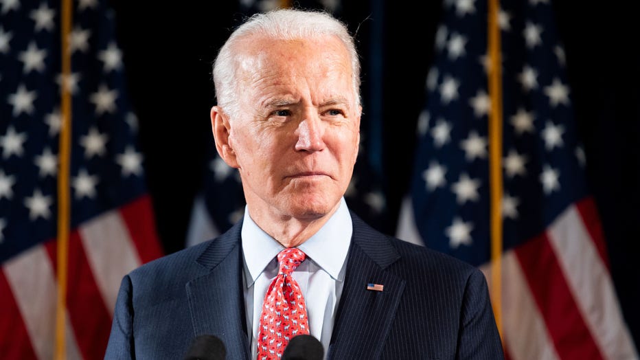 22107b0c-Joe Biden Talks About the Coronavirus in Washington, US