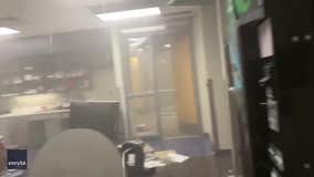 Video shows interior of Minneapolis Police Third Precinct after rioters gain access, set fire