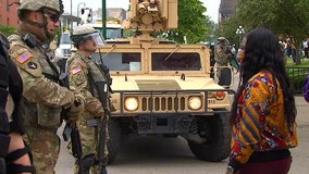 Photos: Minnesota National Guard, authorities establish presence in Minneapolis following riots