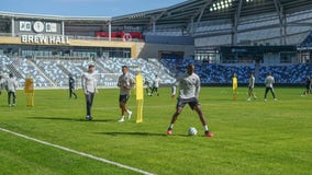 Minnesota United trains at Allianz Field before Saturday home opener