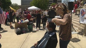 Michigan State Police hand out $500 disorderly conduct citations at Operation Haircut in Lansing