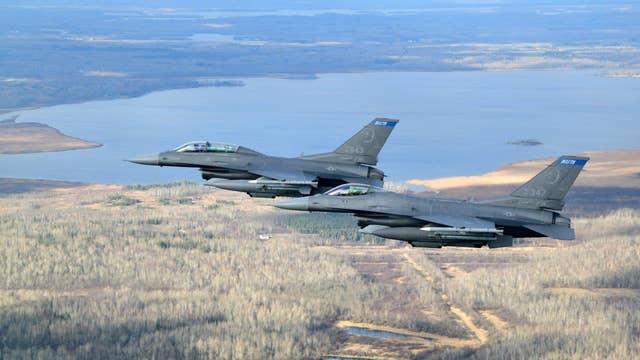 148th Fighter Wing doing F-16 Fourth of July flyovers near Duluth
