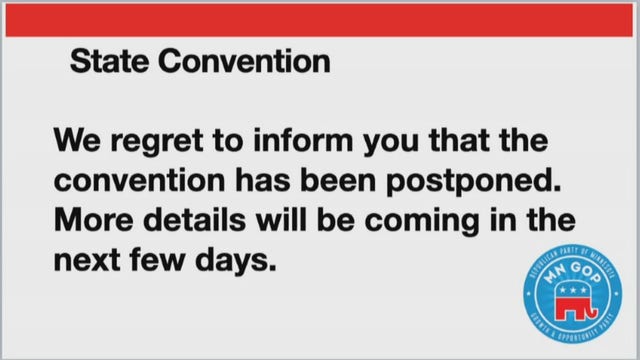 Minnesota GOP convention postponed after 'potentially malicious' activity on servers
