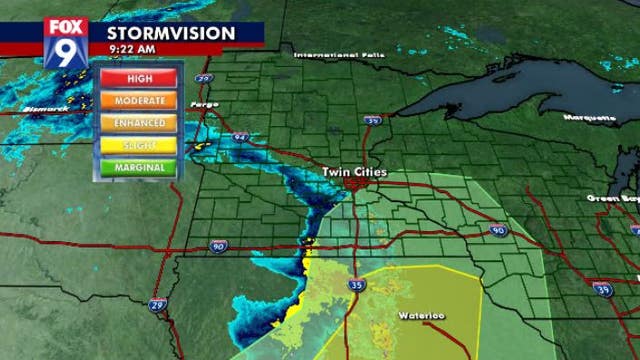 Storms to move through southern Minnesota Sunday