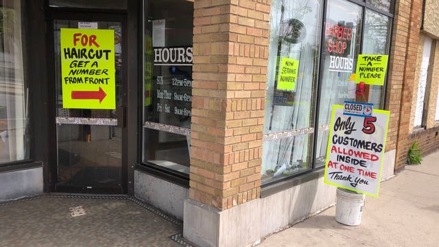 St. Paul barbershop opens against governor's order to prove it can do so safely