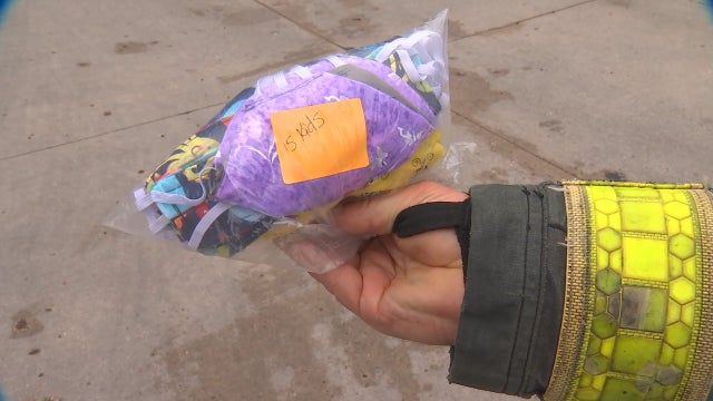 Mask donation drive held in Minneapolis day before required mask policy takes effect