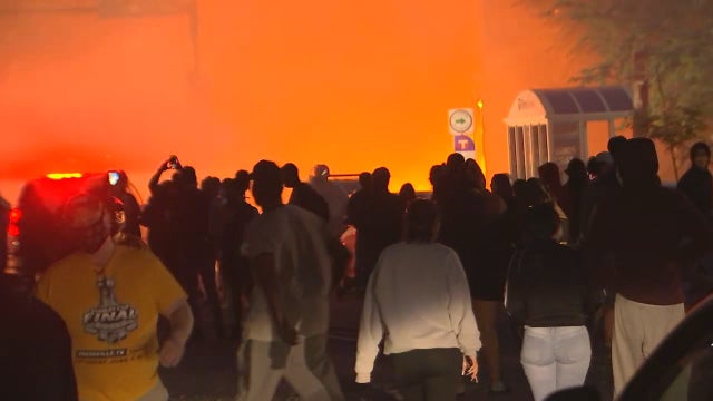 Mayor Frey calls on community for help ending violence as fires burn through Minneapolis