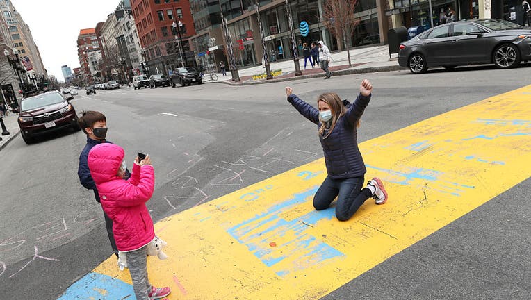 Boylston St. On What Would Have Been Marathon Monday