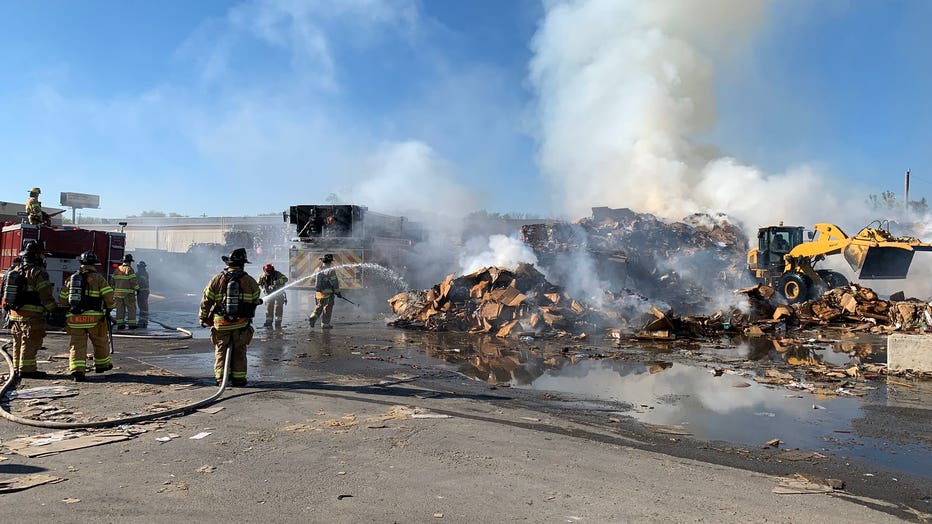 fire at st. paul recycling center
