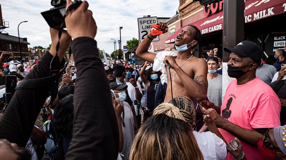 Chicago Ave. and East 38th Street rally for George Floyd