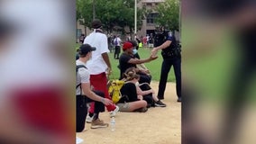 Video shows kneeling man being arrested while giving speech amid SC George Floyd protest