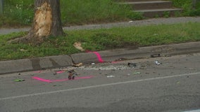 Two injured in crash between motorcyclist and bicyclist in north Minneapolis
