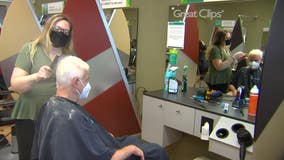 As COVID-19 restrictions ease, customers flock to hair salons, restaurant patios