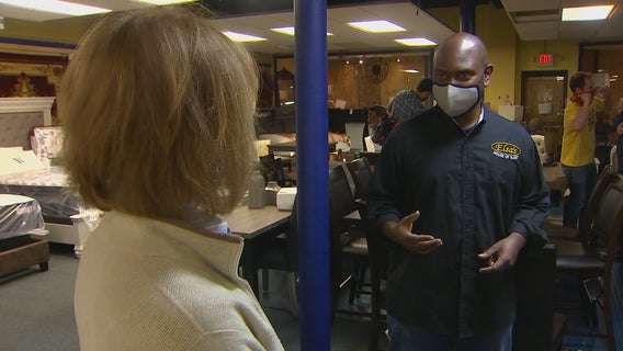 Sen. Tina Smith meets with business owners, tours damage left by riots in St. Paul