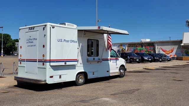 Mobile post office launches in south Minneapolis after two locations destroyed in riots