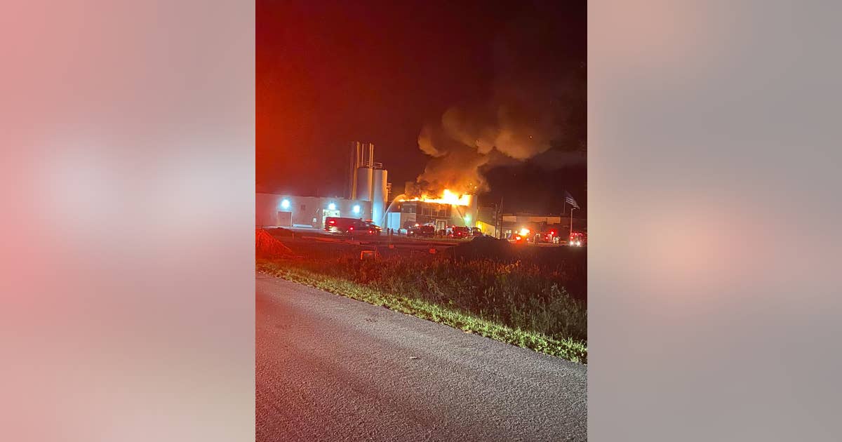 Fire breaks out at dairy co-op in western Wisconsin | FOX 9 Minneapolis ...