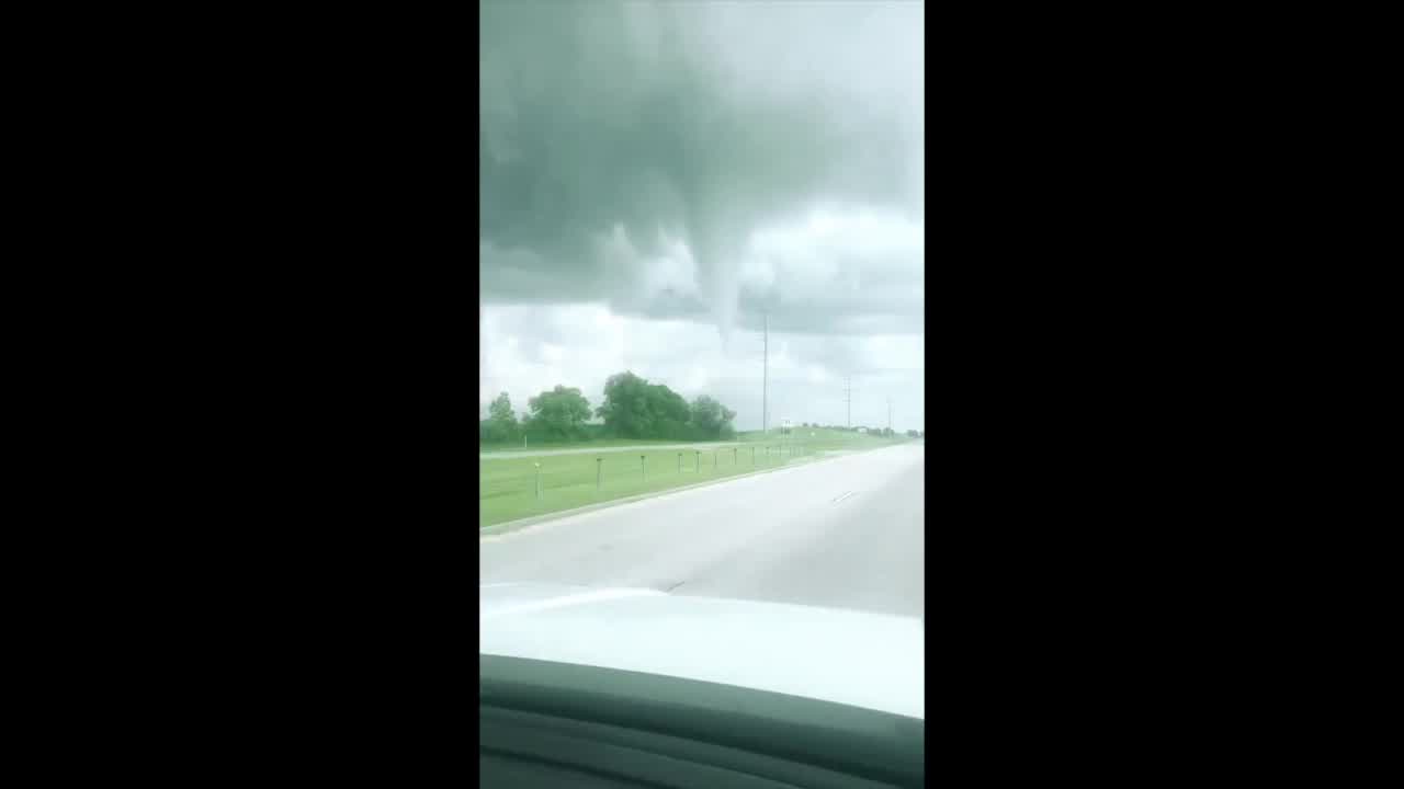 Dalton, MN tornado as seen from Fergus Falls