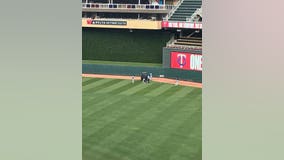 Byron Buxton carted off the field after left foot injury in Twins inter-squad scrimmage