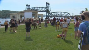 Dozens rally in Stillwater after incident involving ‘Aryan Cowboys’ biker gang