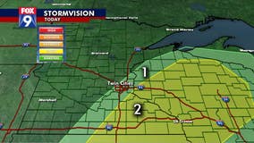 Another round of storms moves into Minnesota, western Wisconsin Tuesday