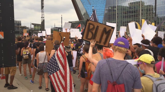 Minneapolis marchers call for justice in death of Elijah McClain in Colorado