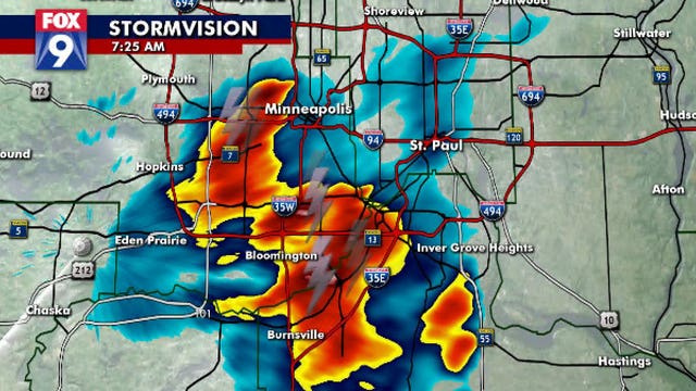 Two rounds of storms expected Monday, second round could be severe
