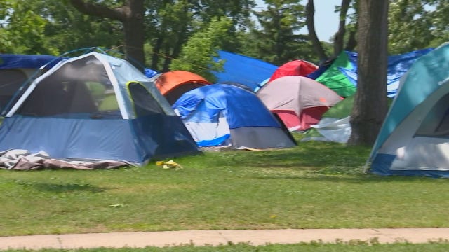 Minneapolis park board to consider limits to tent encampments at parks