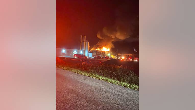 Burnett Dairy Cooperative fire