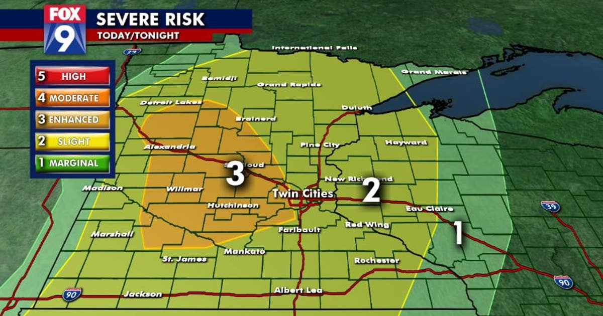 Storms developing Friday afternoon set to impact Twin Cities metro ...