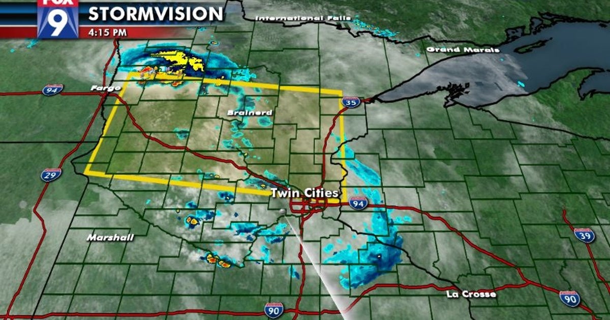 Severe thunderstorm watch in effect for central Minnesota, including ...