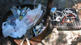 Voyagers National Park says visitors leaving behind trash in bear lockers, fire rings at campsites