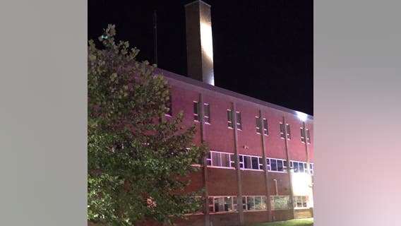 Teen rescued after falling down middle school chimney in Lindstrom, Minnesota