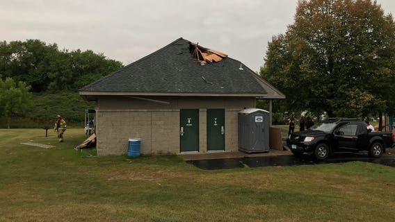 3 people evaluated for injuries after lightning hits park shelter in Lakeville, Minnesota
