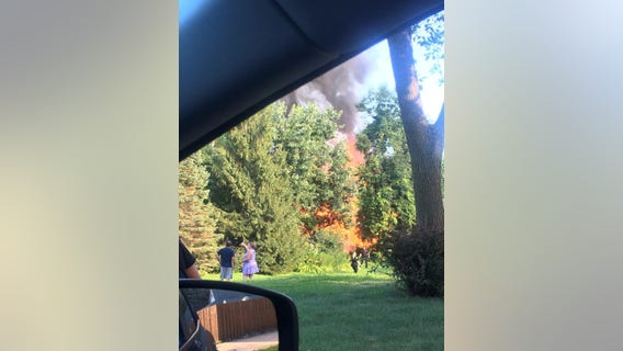 Authorities investigating large house fire in Oakdale, Minnesota